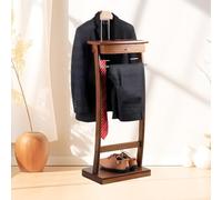 Qcesorib Appendiabiti da Camera con Vassoio, Servomuto Servo Muto da Camera con Gancio, Servo Muto Servomuto con Portacravatte, W 44.4 X D 30 X H 112.2 cm, per Bagno Camera da Letto