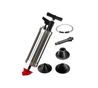 Qcesorib Pompa Stura Scarichi a Pressione con 4 Ventose, Sturalavandini a Pressione con Barometro, Sturalavandino ad Aria Compressa, Stura WC, per WC, lavandino, Vasca da Bagno