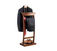 Qcesorib Servo Muto Servomuto con Cassetti, Servo Muto da Camera con Portapantaloni, Moderno Servo Muto da Camera in Legno Massello, per Camera da Letto, Soggiorno, Corridoio, Ingresso