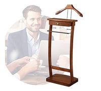 Qcesorib Servomuto Appendiabiti Indossatore Appendi Abiti Servo Uomo Morto con Cassetto Autoportante per Abiti e Pantaloni Camera con Ripiani e Cassetti Terra a Spalla Larga Curva