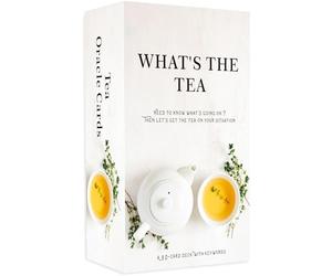 QCFQCF Cos'è il tè? Relazioni Oracle Cards, Life Oracle Deck, Oracle Cards Deck per principianti, Interpretazione delle nostre relazioni di carriera e vita