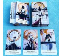 QCFQCF Il Percorso Incantato Oracle Carte per principianti, Mazzo di Amore per Sé e Crescita Spirituale, Tarocchi Orientatori Ispiratori, Sblocca la tua Magia Interiore