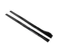QCHHCDSC Minigonne Laterali per BMW 1 Series F20 4 Door 2012-2019,Gonna Laterale Bilanciere Splitter Winglet Spoiler Laterale,A-Black
