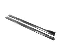 QCHHCDSC Minigonne Laterali per BMW M4 F82 2014-2020,Gonna Laterale Bilanciere Splitter Winglet Spoiler Laterale,A-Carbon Fiber Look Black