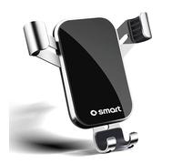QCHIAN Porta Cellulare Auto per Smart 451 453 Fortwo Forfour 450, Supporto Telefono Auto Universale a Prova di Scossa e Stabile, Rotazione a 360°, Portacellulare Auto Smartphone,A Silver
