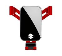 QCHIAN Porta Cellulare Auto per Suzuki S-Cross Alivio Vitara Ignis Jimny SX4, Supporto Telefono Auto Universale a Prova di Scossa e Stabile, Rotazione a 360°, Portacellulare Auto Smartphone,B Red