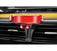 QCHIAN Porta Cellulare Auto per Volkswagen Polo 2011-2023, Supporto Telefono Auto Universale a Prova di Scossa e Stabile, Rotazione a 360°, Portacellulare Auto Smartphone,B Red 2019~2023