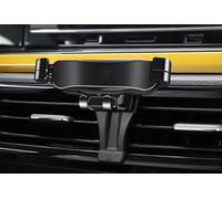 QCHIAN Porta Cellulare Auto per Volkswagen Polo 2011-2023, Supporto Telefono Auto Universale a Prova di Scossa e Stabile, Rotazione a 360°, Portacellulare Auto Smartphone,B Black 2019~2023