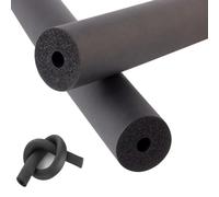 QCHIAN Tubo Isolante Tubo in Schiuma,Tubi di Gomma,Tubo di Spugna Impermeabile Antigelo,Resistenza all'Usura E All'invecchiamento,per Tubi dell'Acqua Fredda E Calda (Misurare : ID110mmXT20mmXL1.8m)