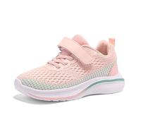 Qciplr Scarpe Ginnastica Bambina Sneaker Casual Bambino Ragazze Ragazzi Scarpe da Ginnastica Bambini Scarpe Tennis Leggero Sportive Interno all'Aperto Corsa Rosa 33EU