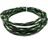 QCKNKMGG cartucce di cavo intrecciabile espandibile, Guaina for cavi 2-40mm 2-10M Multicolore(Black UV GN YL Cross,30MM-2 METERS)