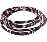 QCKNKMGG cartucce di cavo intrecciabile espandibile, Guaina for cavi 2-40mm 2-10M Multicolore(Black White Pink,4MM-10 METERS)