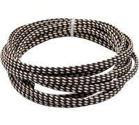 QCKNKMGG cartucce di cavo intrecciabile espandibile, Guaina for cavi 2-40mm 2-10M Multicolore(Gold Black,12MM-10 METERS)