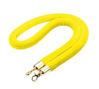 QCKNKMGG Corda di velluto per transenne, Corda barriera in velluto multicolore con ganci 1m-3m for il controllo della folla(A,1m (3.3 feet))