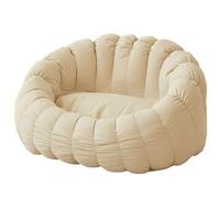QCKNKMGG Divano da pavimento Lazy Poltrona a sacco doppia, divano pigro con imbottitura e ottomana multicolore(B)