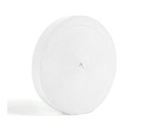 QCKNKMGG Elastico da Cucito, Fasce Elastiche Piatte 10-50mm Gomma di Nylon Nero/Bianco 1/5 Iarde Cucito for Bambini Incinte(White 38mm,5 Yards)