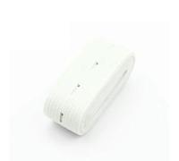 QCKNKMGG Elastico da Cucito, Fascia Elastica Piatta Multicolore da 18 mm con asole for Cucire Indumenti for Pannolini for Bambini(20mm White)