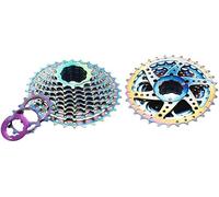 QCKNKMGG Ruote dentate in Scatola, Cassetta for Bici da Strada 11/12 velocità 28T/32T/34T for mozzo HG K7(11s 32t Colour)