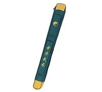 QCKNKMGG Sacchetto di spade samurai, Borsa for spada Katana for arti marziali, tracolla a doppio strato, misure multiple, multicolore(Green)