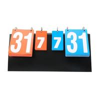 QCKNKMGG Tabellone segnapunti Digitale Portatile, Tabellone segnapunti Blu for Arbitro Ribaltabile a 4 Posizioni for Basket, Badminton, Calcio