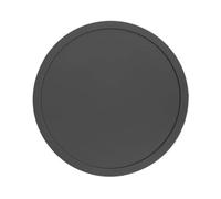 QCKNKMGG tappetino di silicone, Sottobicchieri for bevande in silicone resistenti al calore da 3,9 pollici, multicolore, confezione da 2(Dark Gray)