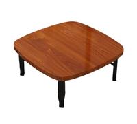 QCKNKMGG Tavolino portatile per laptop da letto, Tavolino pieghevole portatile multicolor di varie dimensioni for il pavimento del divano, dei film lavoro(Brown,27.5 * 27.5 * 13.8")