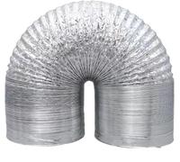 QCKNKMGG Tubi di Ventilazione in Alluminio, Condotto di Scarico in Alluminio for sistemi, Tubo di Ventilazione Flessibile(3.0m 180mm)