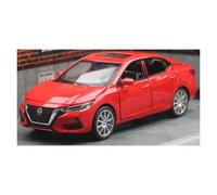 qcmaw Modellino di Auto da Esposizione 1/32 for Sylphy Modello di Auto in Miniatura pressofusa con Portiere apribili Articolo da Esposizione for Collezione Adatto per la Decorazione(Red)