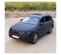 qcmaw Modellino di Auto da Esposizione Modello di Veicolo for Area espositiva for Auto Decorativa in Lega pressofusa SUV Q7 in Scala 1:32 Adatto per la Decorazione(Matter Black)