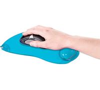 QCONNECT CLEAR GEL Tappetino mouse, Blu