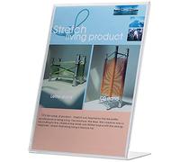 QCONNECT SLANTED SIGN HOLDER LSHAPE A5