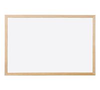 QCONNECT WHITEBOARD WOODFRAME 120X90CM
