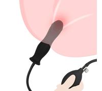 Qcpuuu Plug anale gonfiabile, Dildo gonfiabile con pompa, Massaggiatore prostatico per punto G, Allenamento anale, Sex toy SM per coppie estreme