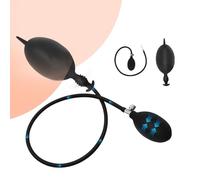 Qcpuuu Plug anale gonfiabile, espansore da uomo con ago rimovibile,dildo gonfiabile, dilatatore anale portatile giocattolo