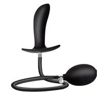 Qcpuuu Plug anale gonfiabile, plug gonfiabile in silicone liquido con pompa