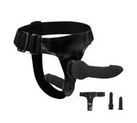 Qcpuuu Strap on per le Donne, Regolabile Strap-on Pene per le Donne, Strap on Doppio Dildo con 2 Dildo in Dilicone, per Uomini Donne Coppia di Giocattoli del Sesso Set