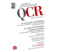 QCR. Quaderni del Circolo Rosselli. Vol. 3-4: Il centenario matte