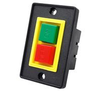 QCS1 AC 380V 2KW I/O On Off Start Stop Pulsante Interruttore 6 Terminali a Vite(Beige)