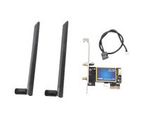 QCSTORE Adattatore per Scheda WiFi PCIEx1 da 1200 Mbps Dual Band Ad Alta velocità per PC da Gioco e Streaming, connettività Wireless da 5 Ghz a 2,4 Ghz