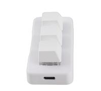 QCSTORE Mini Pad Macro Programmabile Meccanico Retroilluminato RGB con Tastiera a 3 Tasti per Configurazione di Gioco ABS Leggero 3 Tasti (Bianca)