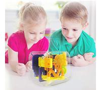 QCSTORE Rompicapo 3D Gioco Puzzle Labirinto con Palline per Bambini, Giocattolo Educativo per il Pensiero Logico, Allenamento della Destrezza della Mano e Dell'Equilibrio, Dai 6 Anni in su, (Colorato)