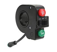 QCSTORE Versatile Interruttore da Manubrio per Scooter con Funzione Clacson e Luce, Connettore Impermeabile a 5 Pin per M4 e M4 PRO