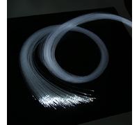 Qcwwy 12 -V - Cavo Leggero in Fibra PMMA per Coprire il Cielo Interno, Festival del Matrimonio di Natale, 100 Pezzi*0,75 * 2m (#6)