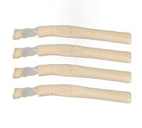 Qcwwy 4 Pezzi di Budello di Collagene Commestibile, Materiale Sottile di Pelle Bovina, Budello di Maiale Secco, Ripieno, Salsiccia Pulita e Asciutta Fatta in Casa per Prosciutto, Hot Dog