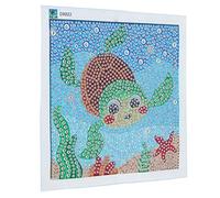 Qcwwy 5d Dipinto di di di Cartone Animato Tartotalato Fai -da -te Kit di Pittura di di Eco Friendly per la Coltivazione della Pazienza Familiare Materiale di Coltivazione: Tessuto Chimico,