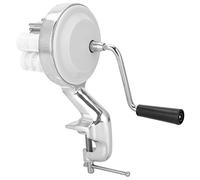 Qcwwy Accessori per Frigorifero Pressa per Pasta Macchina per Maccheroni Fatti in Casa con Impugnatura Ergonomica Macchina per Maccheroni Facile da Usare e da Pulire a Manovella in Acciaio