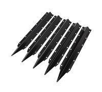 Qcwwy Accessori per Recinzioni da Giardino Pali per Recinzione in Acciaio per Ancoraggio Picchetti a Terra Strumenti di Supporto con Accessori per la Riparazione Recinzioni in Legno Inclinate