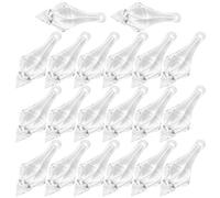 Qcwwy Acrilic Bead Ciondolo, Accessori per Decorazioni per la Casa di, Consistenza Chiara e Luce Trasparente, Adatto per Abbigliamento, Lampadario e Decorazione di Tende