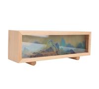 Qcwwy Acryl -Masive Wood - Tlampe Tlampe sans Macches D'éclairage DIMM LED, IDEALE PER Decorare il Soggiorno della Camera, ha Tre Volte le Temperature di Colore [Controllo tattile]]
