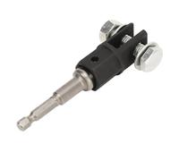 Qcwwy Adattatore Jack a Forbice da 1/2 Pollice Collegamento Stabile Design Robusto e Affidabile del Giunto Sferico in Acciaio per Avvitatore a Percussione Trapano a Cricchetto Pneumatico Ferro